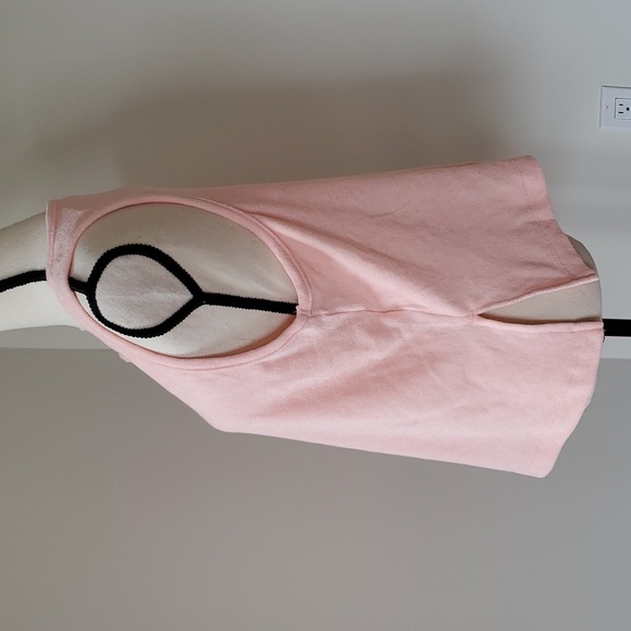 a .new day Blush Terry Cloth Tank Top with Side Slits Size Large - Picture 3 of 4